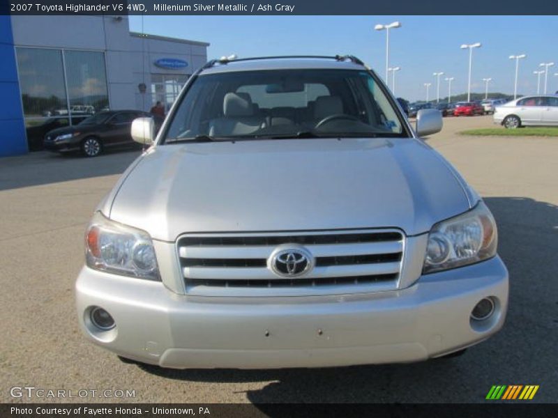 Millenium Silver Metallic / Ash Gray 2007 Toyota Highlander V6 4WD