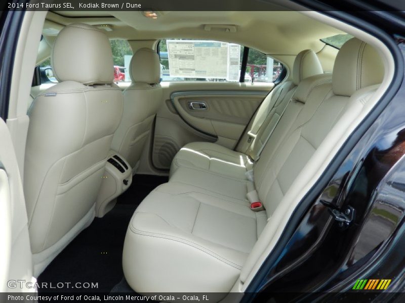 Rear Seat of 2014 Taurus SEL