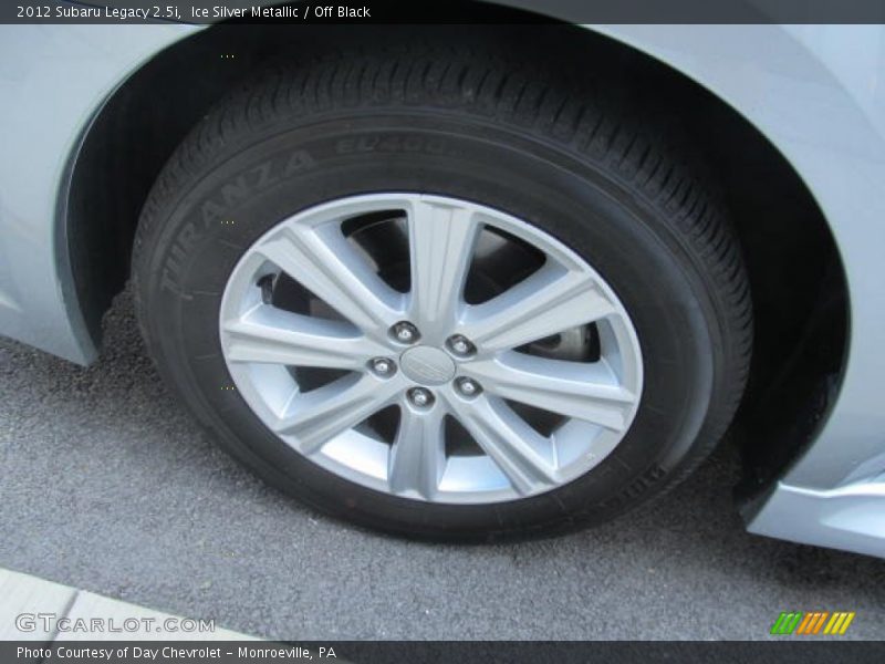 Ice Silver Metallic / Off Black 2012 Subaru Legacy 2.5i