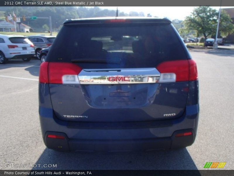 Steel Blue Metallic / Jet Black 2012 GMC Terrain SLE AWD