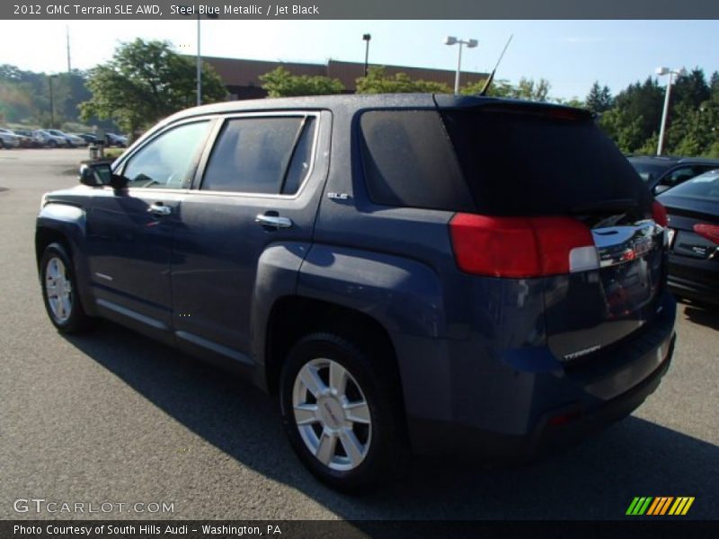 Steel Blue Metallic / Jet Black 2012 GMC Terrain SLE AWD