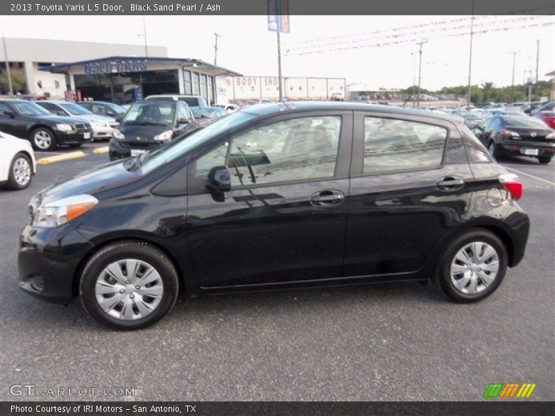 Black Sand Pearl / Ash 2013 Toyota Yaris L 5 Door