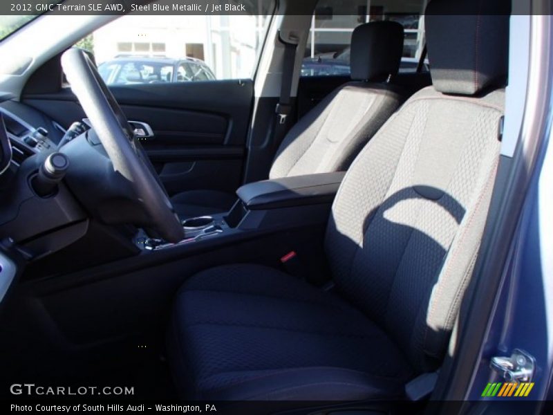 Steel Blue Metallic / Jet Black 2012 GMC Terrain SLE AWD