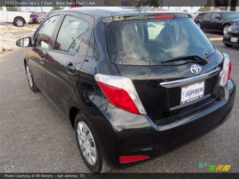 Black Sand Pearl / Ash 2013 Toyota Yaris L 5 Door