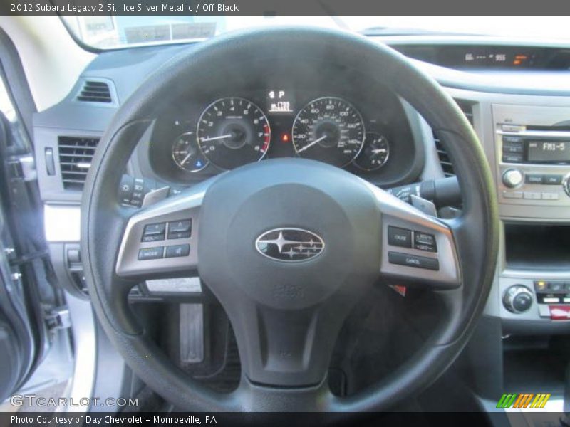 Ice Silver Metallic / Off Black 2012 Subaru Legacy 2.5i