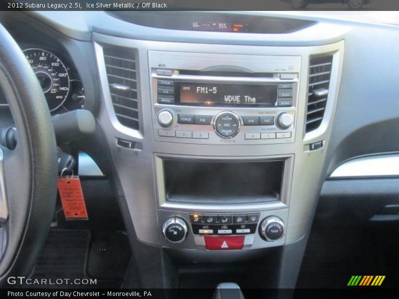 Ice Silver Metallic / Off Black 2012 Subaru Legacy 2.5i