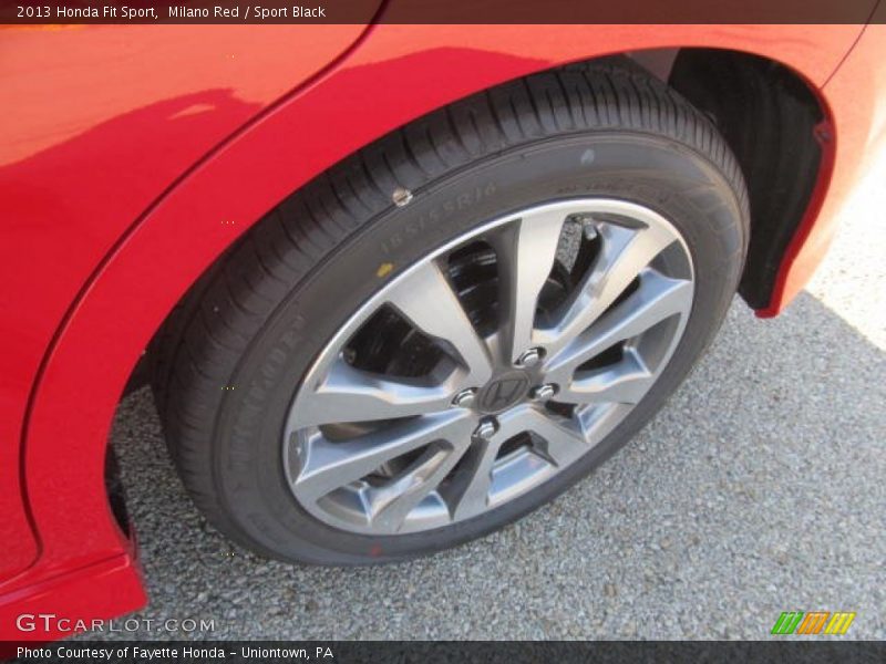 Milano Red / Sport Black 2013 Honda Fit Sport