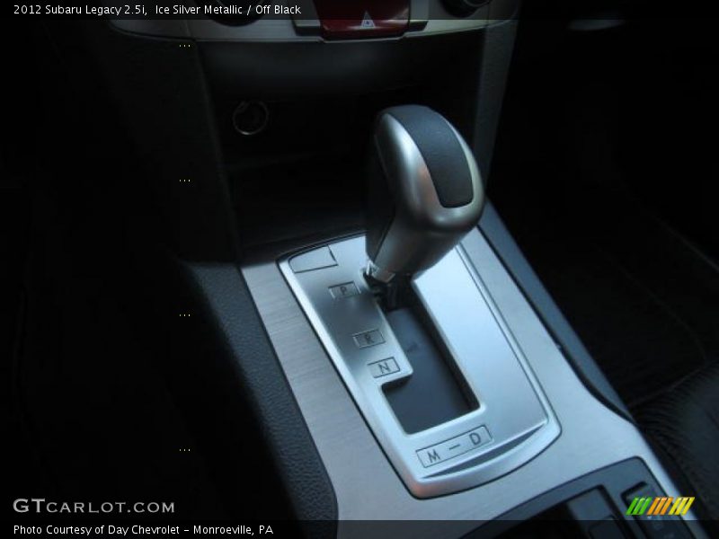 Ice Silver Metallic / Off Black 2012 Subaru Legacy 2.5i