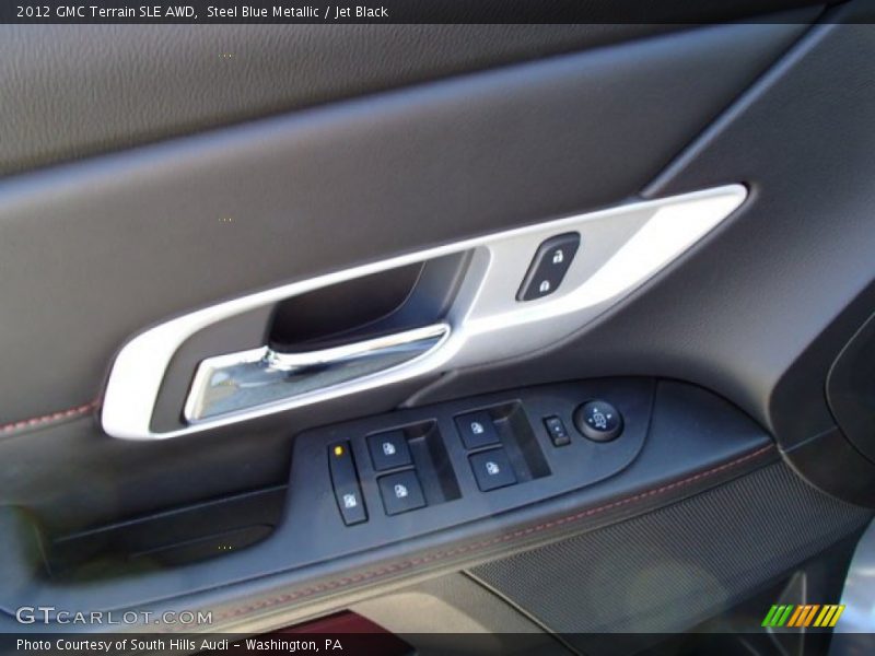 Steel Blue Metallic / Jet Black 2012 GMC Terrain SLE AWD