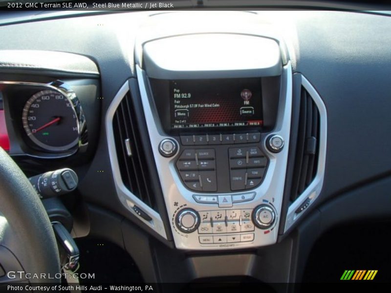 Steel Blue Metallic / Jet Black 2012 GMC Terrain SLE AWD