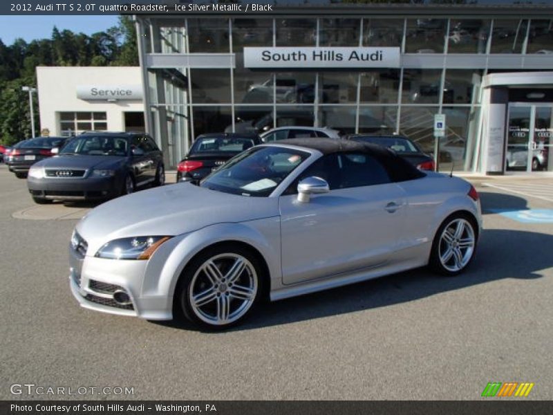 Ice Silver Metallic / Black 2012 Audi TT S 2.0T quattro Roadster