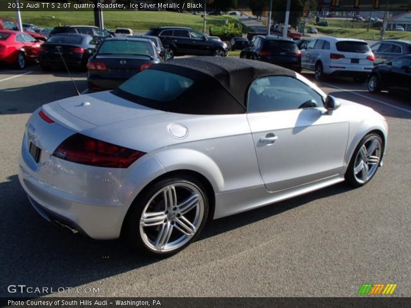Ice Silver Metallic / Black 2012 Audi TT S 2.0T quattro Roadster