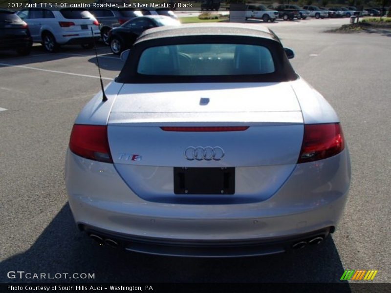 Ice Silver Metallic / Black 2012 Audi TT S 2.0T quattro Roadster