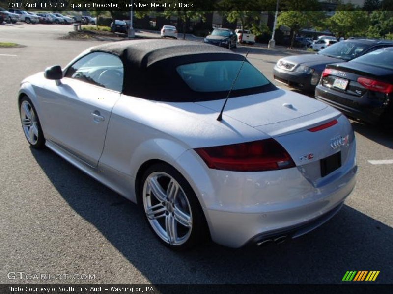 Ice Silver Metallic / Black 2012 Audi TT S 2.0T quattro Roadster
