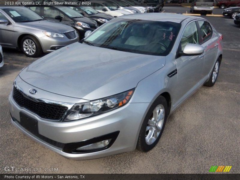 Bright Silver Metallic / Beige 2013 Kia Optima LX