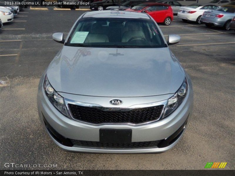 Bright Silver Metallic / Beige 2013 Kia Optima LX