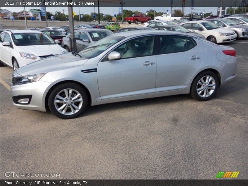 Bright Silver Metallic / Beige 2013 Kia Optima LX