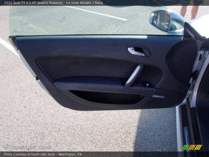 Ice Silver Metallic / Black 2012 Audi TT S 2.0T quattro Roadster