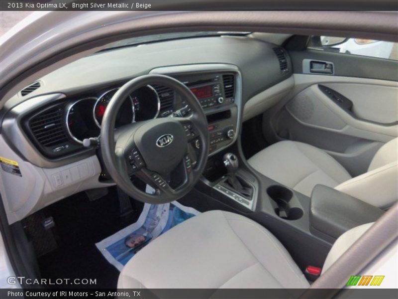 Bright Silver Metallic / Beige 2013 Kia Optima LX