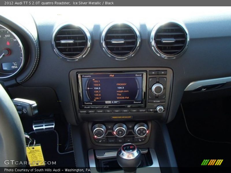 Ice Silver Metallic / Black 2012 Audi TT S 2.0T quattro Roadster