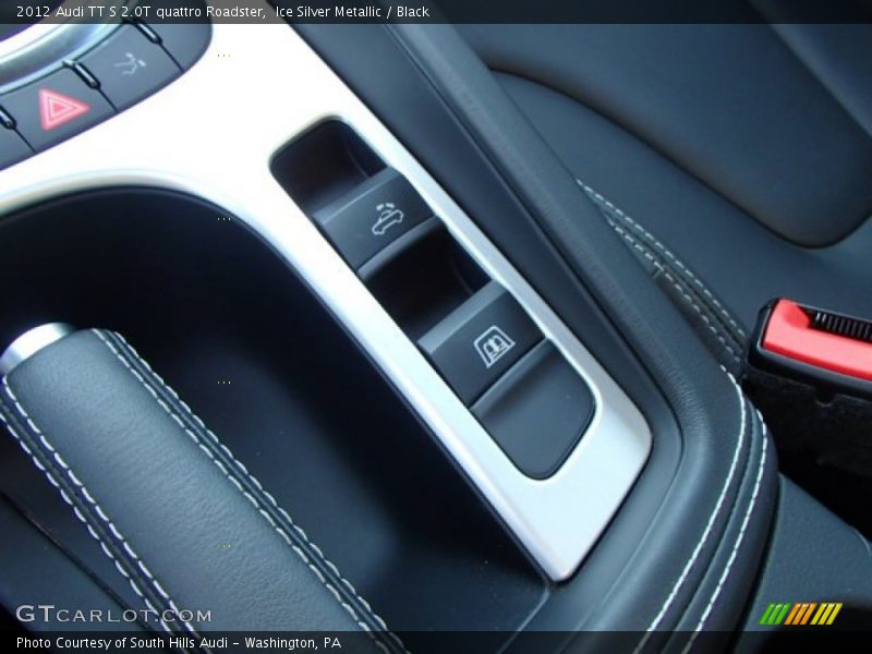 Ice Silver Metallic / Black 2012 Audi TT S 2.0T quattro Roadster