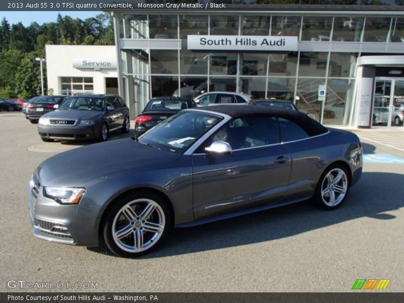 Monsoon Gray Metallic / Black 2013 Audi S5 3.0 TFSI quattro Convertible
