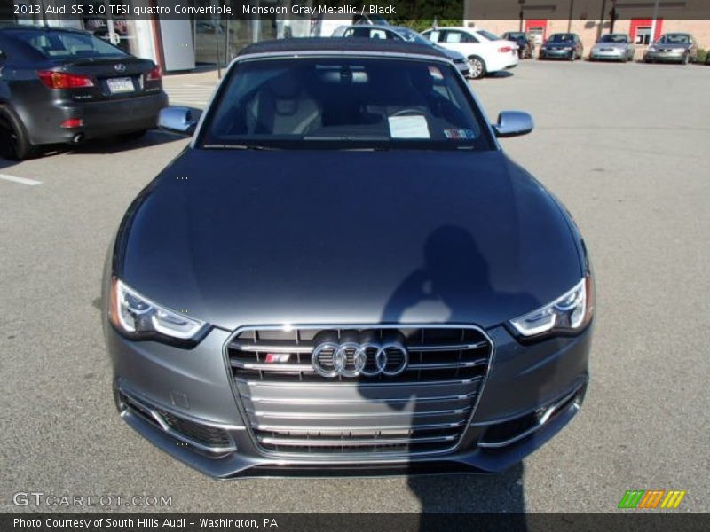 Monsoon Gray Metallic / Black 2013 Audi S5 3.0 TFSI quattro Convertible