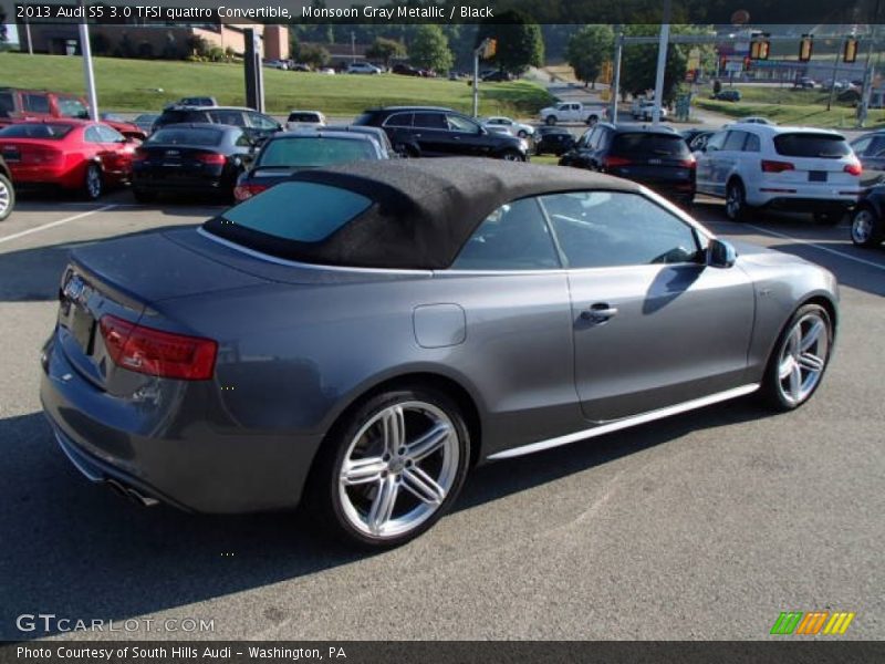 Monsoon Gray Metallic / Black 2013 Audi S5 3.0 TFSI quattro Convertible