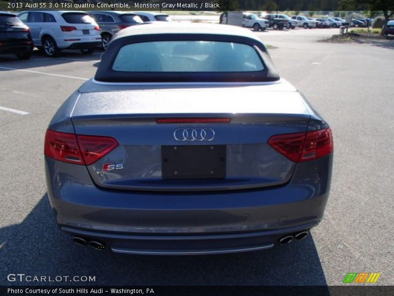 Monsoon Gray Metallic / Black 2013 Audi S5 3.0 TFSI quattro Convertible