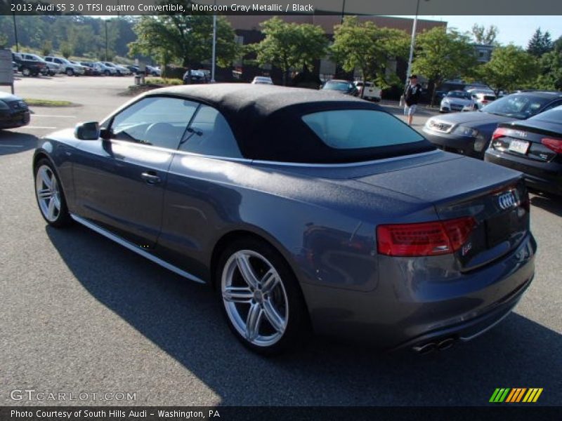 Monsoon Gray Metallic / Black 2013 Audi S5 3.0 TFSI quattro Convertible