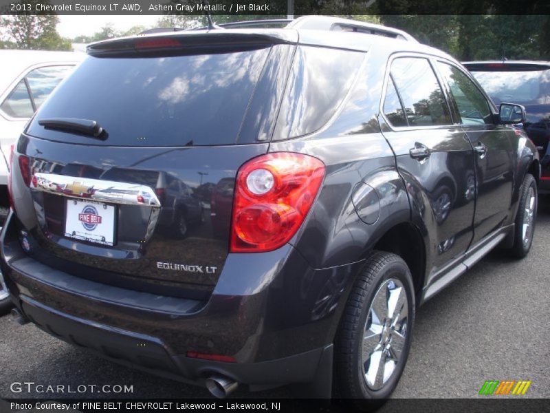Ashen Gray Metallic / Jet Black 2013 Chevrolet Equinox LT AWD