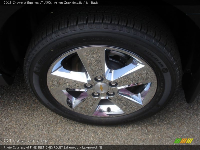 Ashen Gray Metallic / Jet Black 2013 Chevrolet Equinox LT AWD