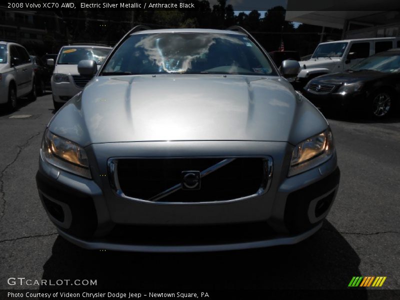 Electric Silver Metallic / Anthracite Black 2008 Volvo XC70 AWD