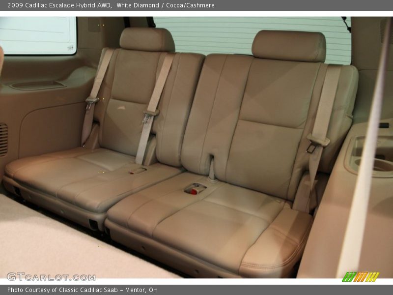 White Diamond / Cocoa/Cashmere 2009 Cadillac Escalade Hybrid AWD