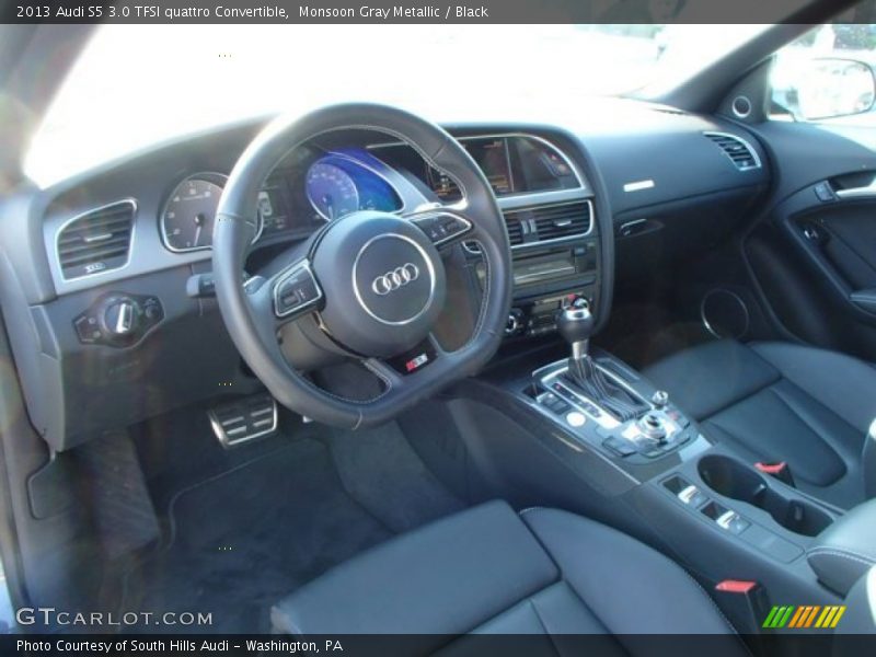 Black Interior - 2013 S5 3.0 TFSI quattro Convertible 