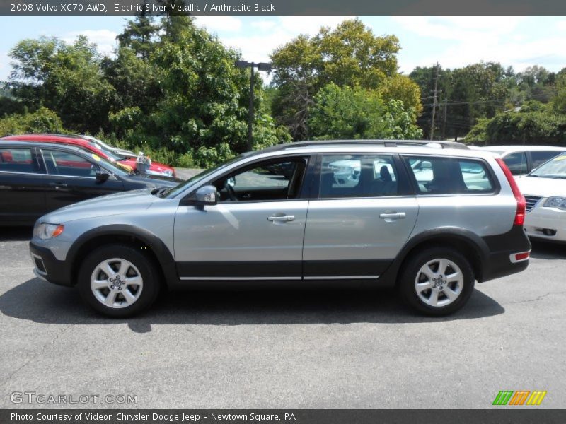 Electric Silver Metallic / Anthracite Black 2008 Volvo XC70 AWD