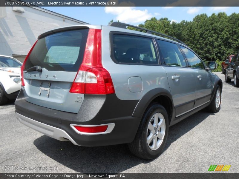 Electric Silver Metallic / Anthracite Black 2008 Volvo XC70 AWD