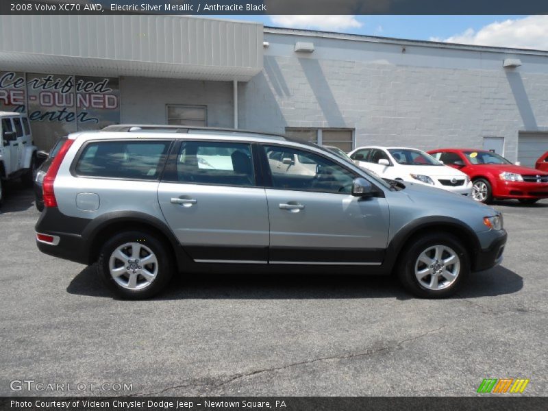 Electric Silver Metallic / Anthracite Black 2008 Volvo XC70 AWD