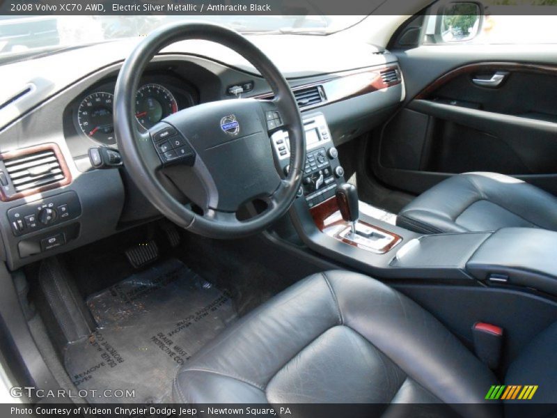 Electric Silver Metallic / Anthracite Black 2008 Volvo XC70 AWD