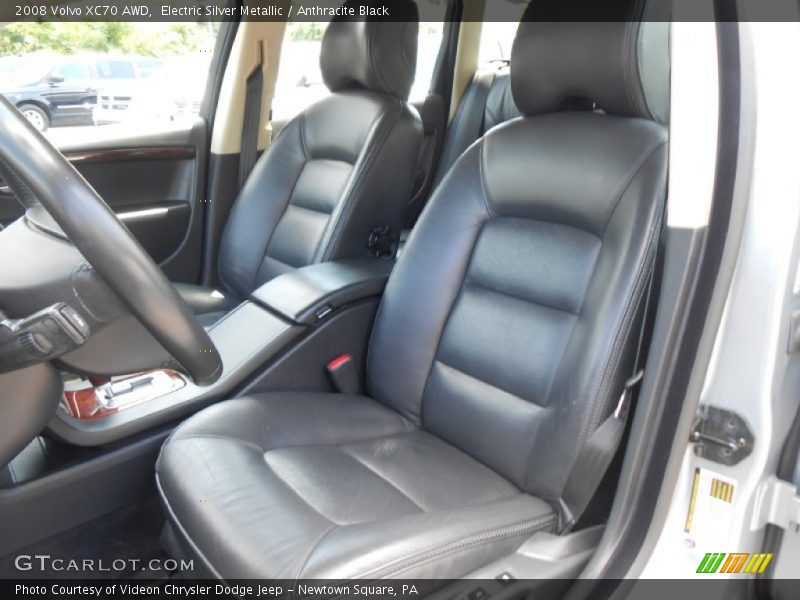 Electric Silver Metallic / Anthracite Black 2008 Volvo XC70 AWD
