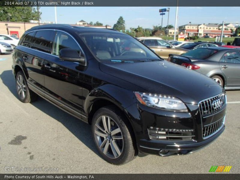 Night Black / Black 2014 Audi Q7 3.0 TDI quattro