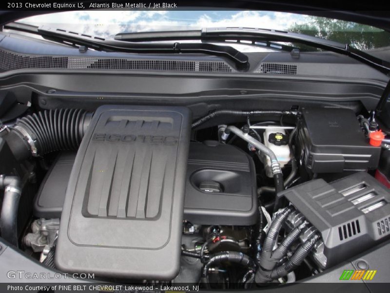 Atlantis Blue Metallic / Jet Black 2013 Chevrolet Equinox LS