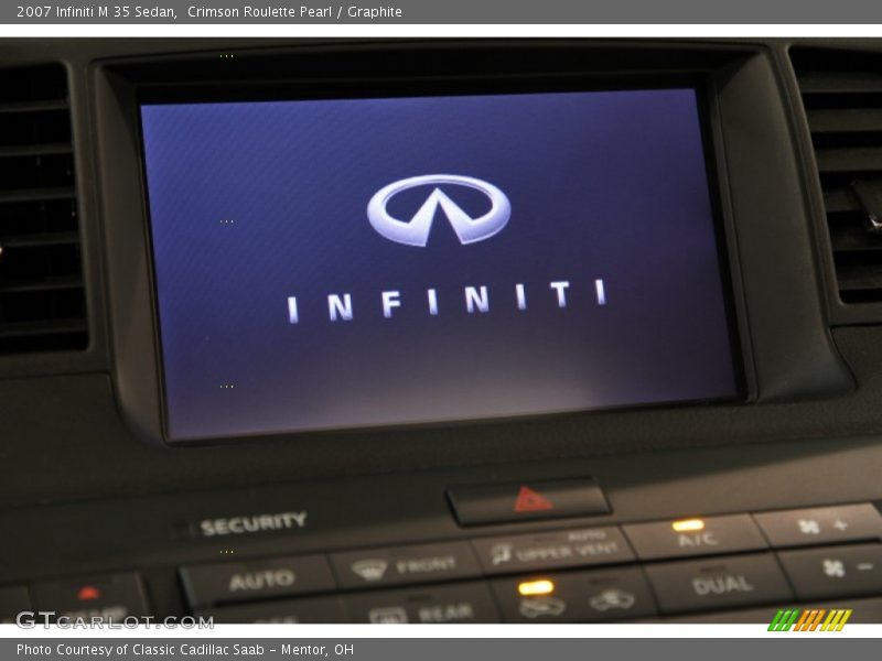 Crimson Roulette Pearl / Graphite 2007 Infiniti M 35 Sedan