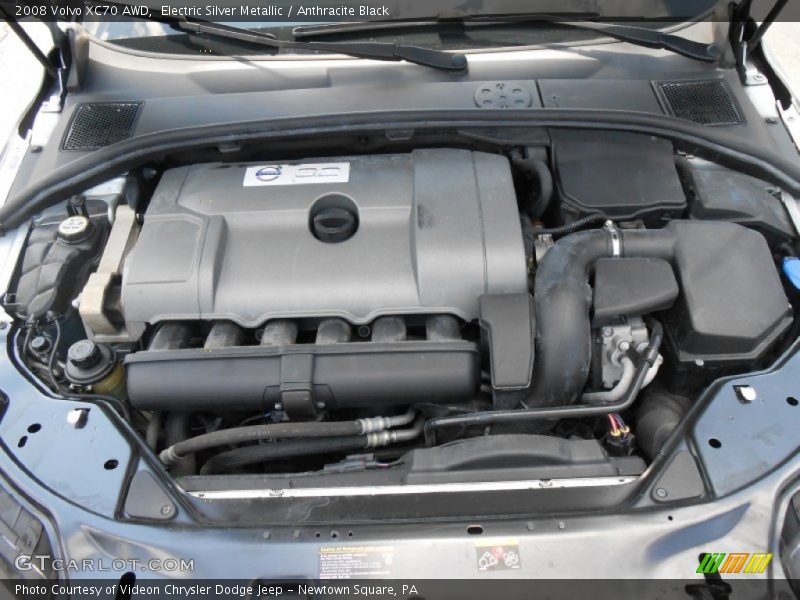 Electric Silver Metallic / Anthracite Black 2008 Volvo XC70 AWD