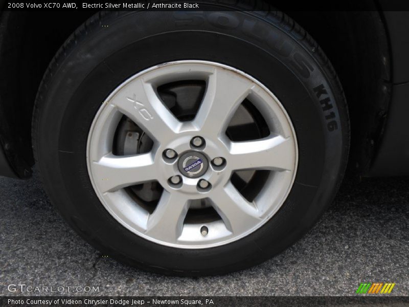 Electric Silver Metallic / Anthracite Black 2008 Volvo XC70 AWD