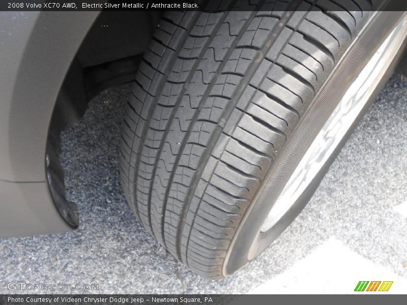 Electric Silver Metallic / Anthracite Black 2008 Volvo XC70 AWD
