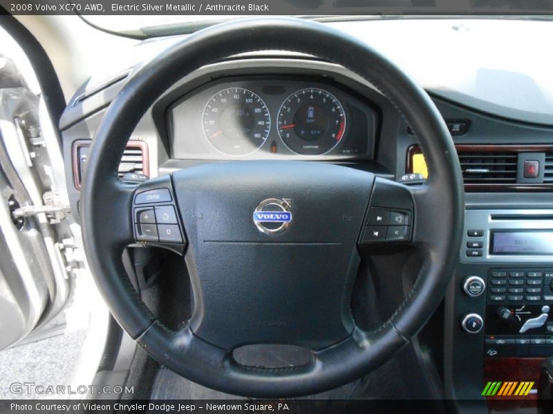 Electric Silver Metallic / Anthracite Black 2008 Volvo XC70 AWD
