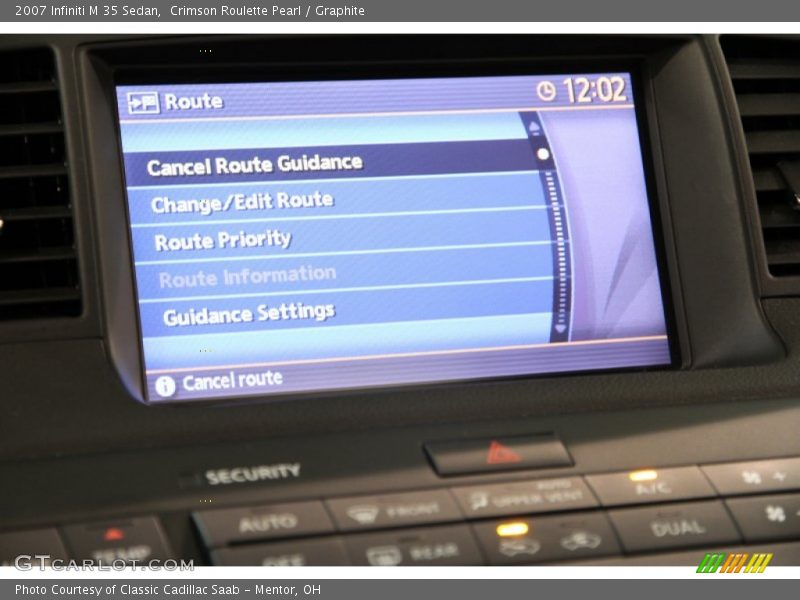 Crimson Roulette Pearl / Graphite 2007 Infiniti M 35 Sedan