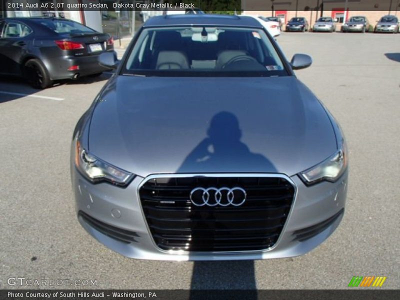 Dakota Gray Metallic / Black 2014 Audi A6 2.0T quattro Sedan