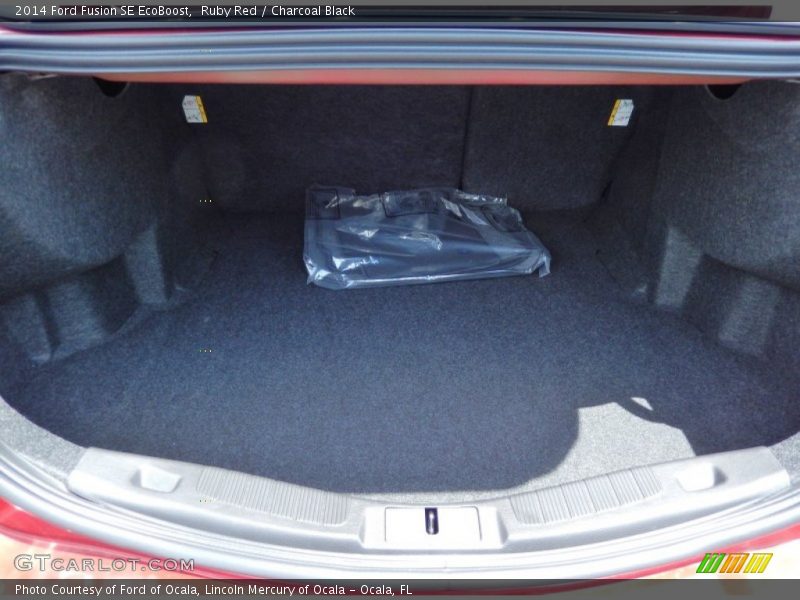  2014 Fusion SE EcoBoost Trunk